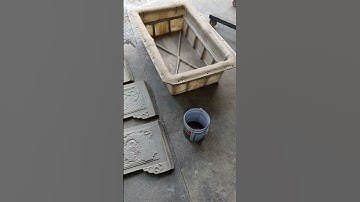 Thanh lý khuôn đúc mẫu bể đá 1m #shorts