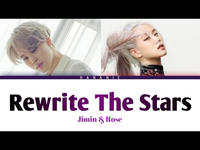 [AI COVER] Jimin u0026 Rose - Rewrite The Stars (Original by Zac Efron u0026 Zendaya) class=