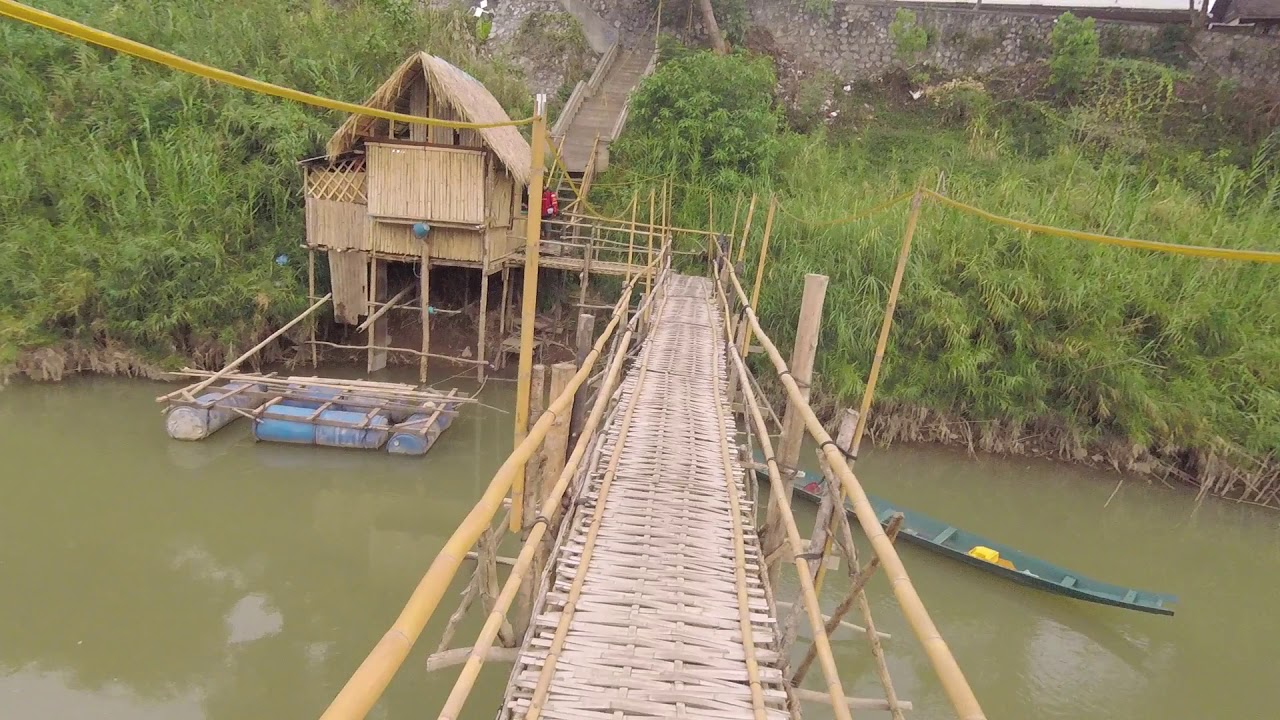 Bamboo bridge over Nam Khan River Luang Prabang, Laos YouTube