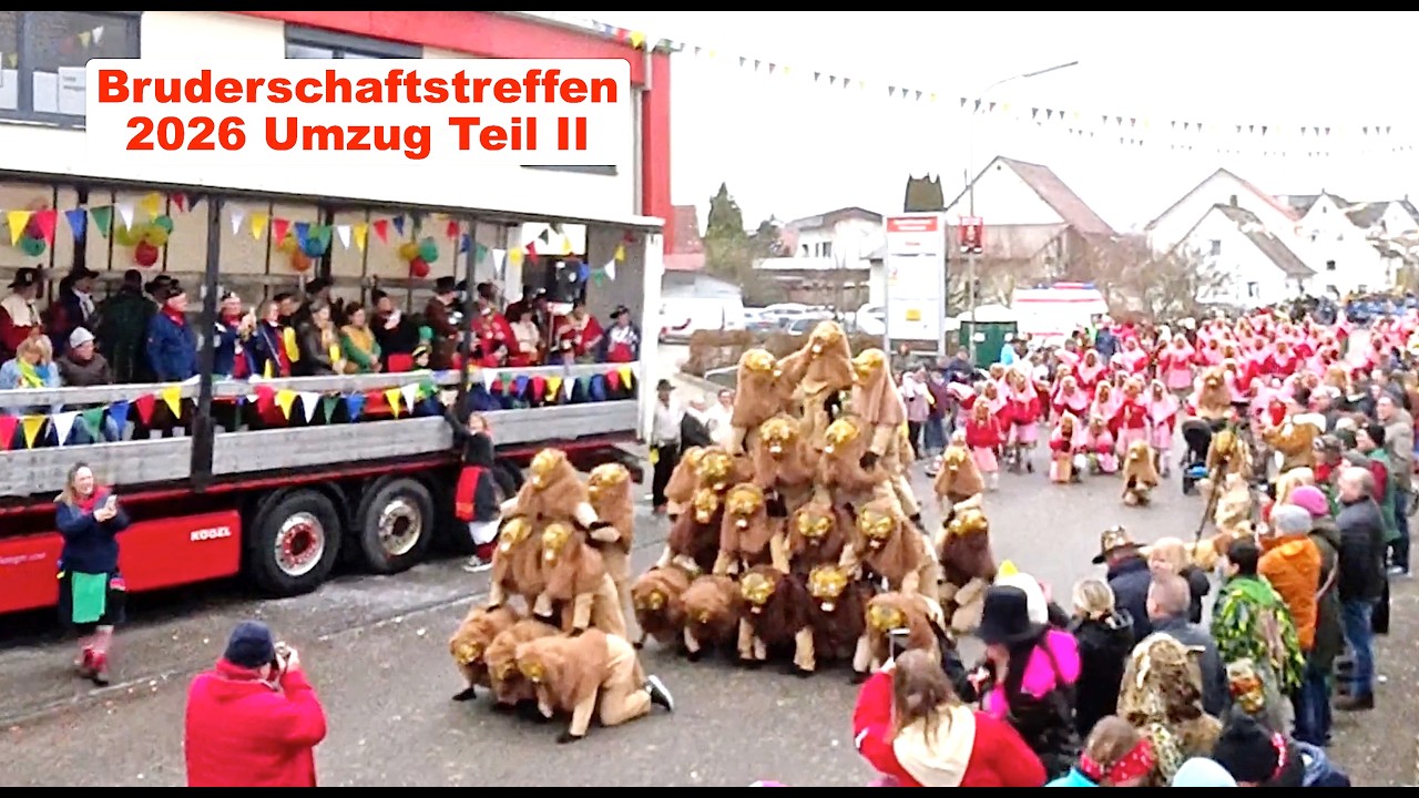 🔥 Fasching - II Teil  gesamter  Umzug 2026 | Bruderschaftstreffen Hohentengen – pure GÖGE-Pow 🔥