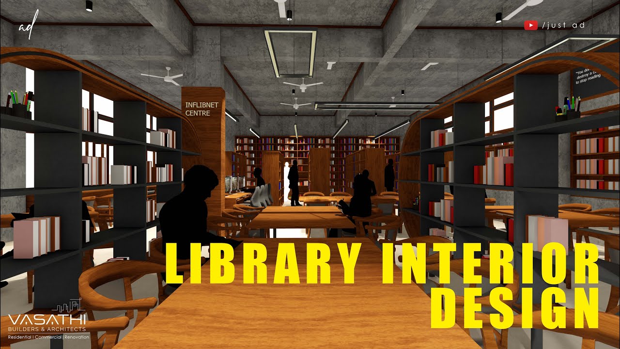 Interior Design | College Library | kerala | VBA - YouTube