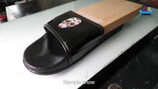 Small Slippers Printing Machine Direct To Black Shoes Slipper Digital Uv Printer With Dx9 Printhead