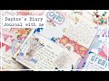 Daphne's Diary Journal with me | Dreamer | Vintage Linen October Printable | Junk Journaling S3:E7