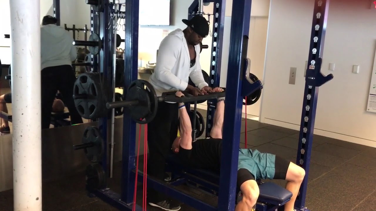 Neutral Grip Dynamic Banded Bench Press Youtube