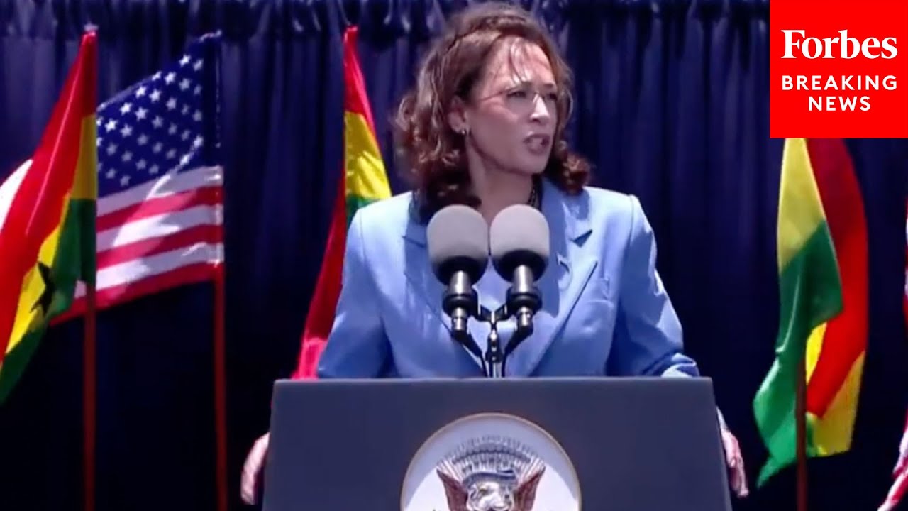 ⁣JUST IN: VP Kamala Harris Speaks About Importance Of Africa In The Future In Accra, Ghana