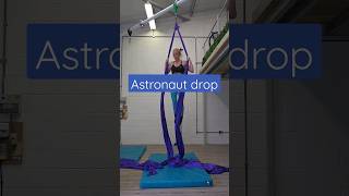 Aerial silks astronaut drop#aerialsilks #aerialsilkstricks #aerial #aerialist #shorts #drop #sports