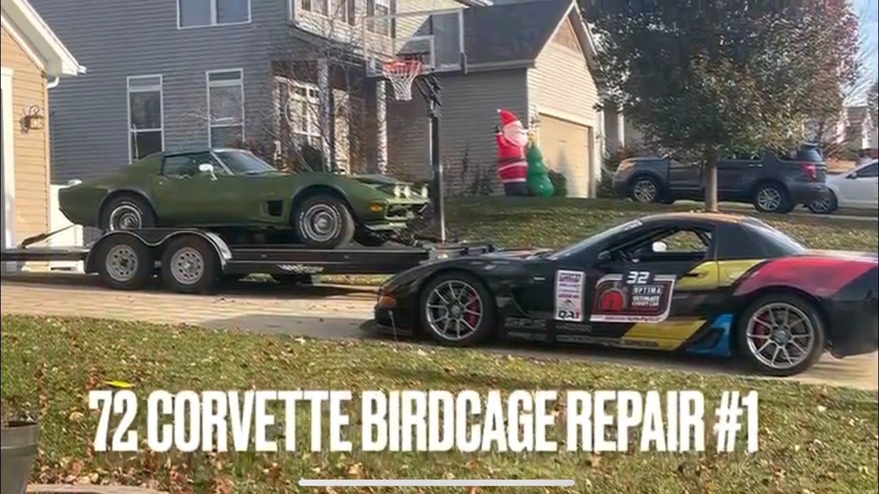 72 corvette birdcage repair 1 YouTube