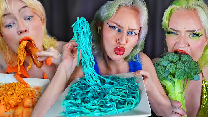 I only ate colors for 7 days straight