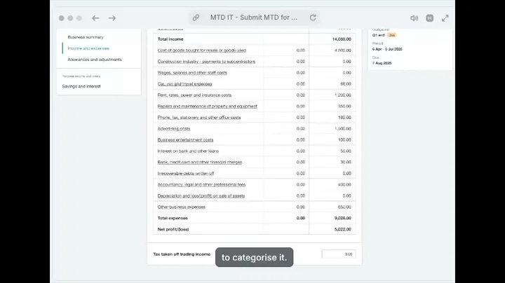 Xero Review & MTD Demo | Making Tax Digital Walkthrough