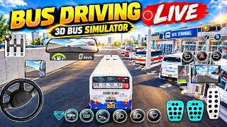 🚌 LIVE Bus Driving Challenge 🔥 | 3D Driving Class | Realistic Bus Simulator Gameplay screenshot 1
