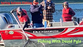 Pro Salmon Fishing Guide - Spring Chinook Tips & Analysis.  Two Springers caught on 3/10/25.