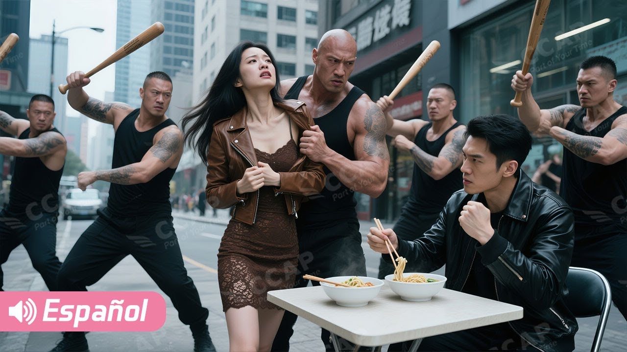 Dios de Guerra oculto lleva esposa a comer costillas callejera, pero matones no dejan de molestarlos