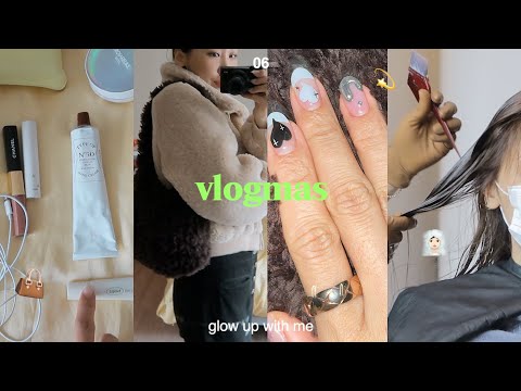 VLOGMAS 06 • 작정하고 오늘은 뷰티데이💅🏼, 메이크업 루틴, 요즘의 가방 속 IN MY BAG! | kinda cool