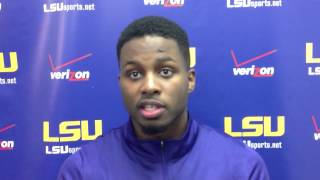 LSU G Andre Stringer talks about scoring his 1000th point