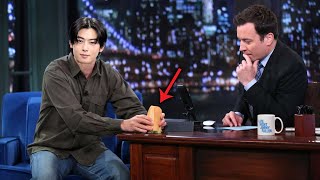 Jimmy Fallon gave Cha Eunwoo a surprise gift for his birthday