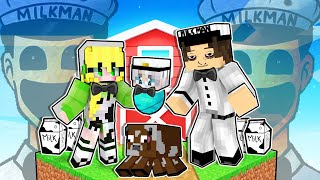 MEL SINH TỒN 1 BLOCK VỚI GIA ĐÌNH MILKMAN SONG TRÙNG TRONG MINECRAFT THAT'S NOT MY NEIGHBOR