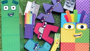 Looking for Numberblocks NEW 4999 Puzzle Tetris Space ASMR  | Numberblocks Satisfying Video