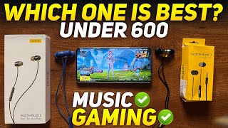Realme Buds 3 Vs Realme Buds 2 Bgmi Test Best Wired Gaming Earphones Under 500 Rs