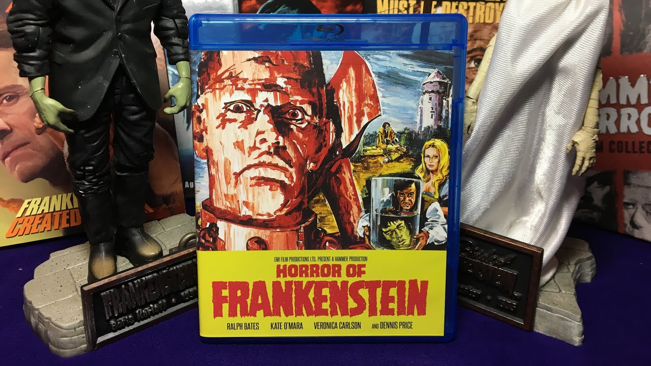 HORROR OF FRANKENSTEIN BLU RAY UNBOXING (HAMMER HORROR)