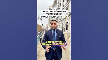 If you are in deportation/removal proceedings, here is how to get your case dismissed in your favor!