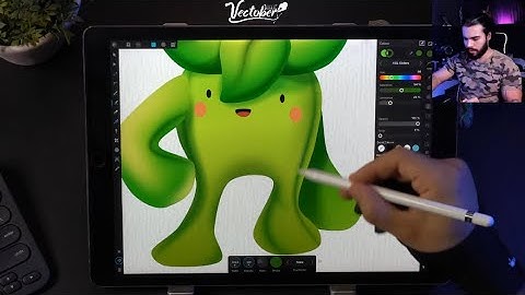 PLANTA! Speedart no Affinity Designer IPAD
