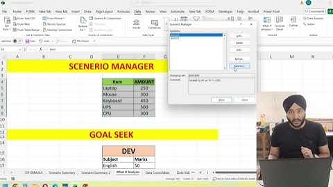 What if Analysis #khansir #physicswallah #excel #damanpreetsingh #msoffice #goalseek #dataentry
