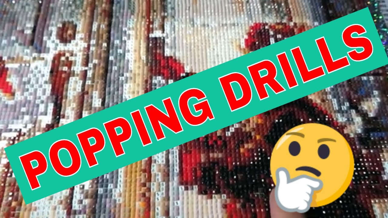 Diamond Painting Popping Drills Problem. Part 1 YouTube