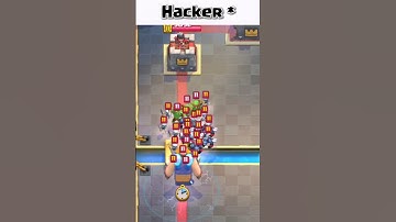 NOOB vs PRO vs HACKER Be Like 💀 #clashroyale #shorts #gaming