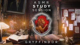 Gryffindor  Study Session  ASMR Hogwarts ⚡ Harry Potter Inspired Ambience  Soundscape