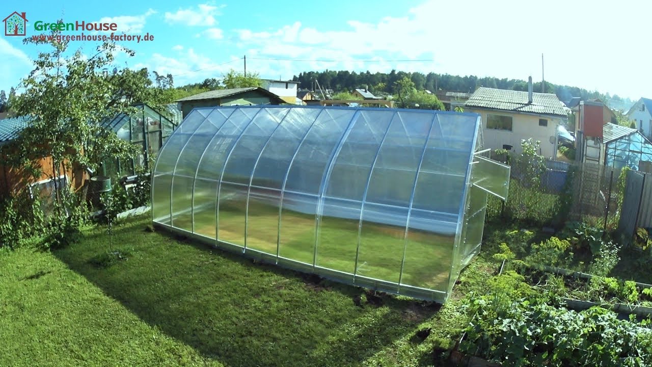 Gewächshaus selber aufbauen Anleitung DROP GreenhouseFactory YouTube