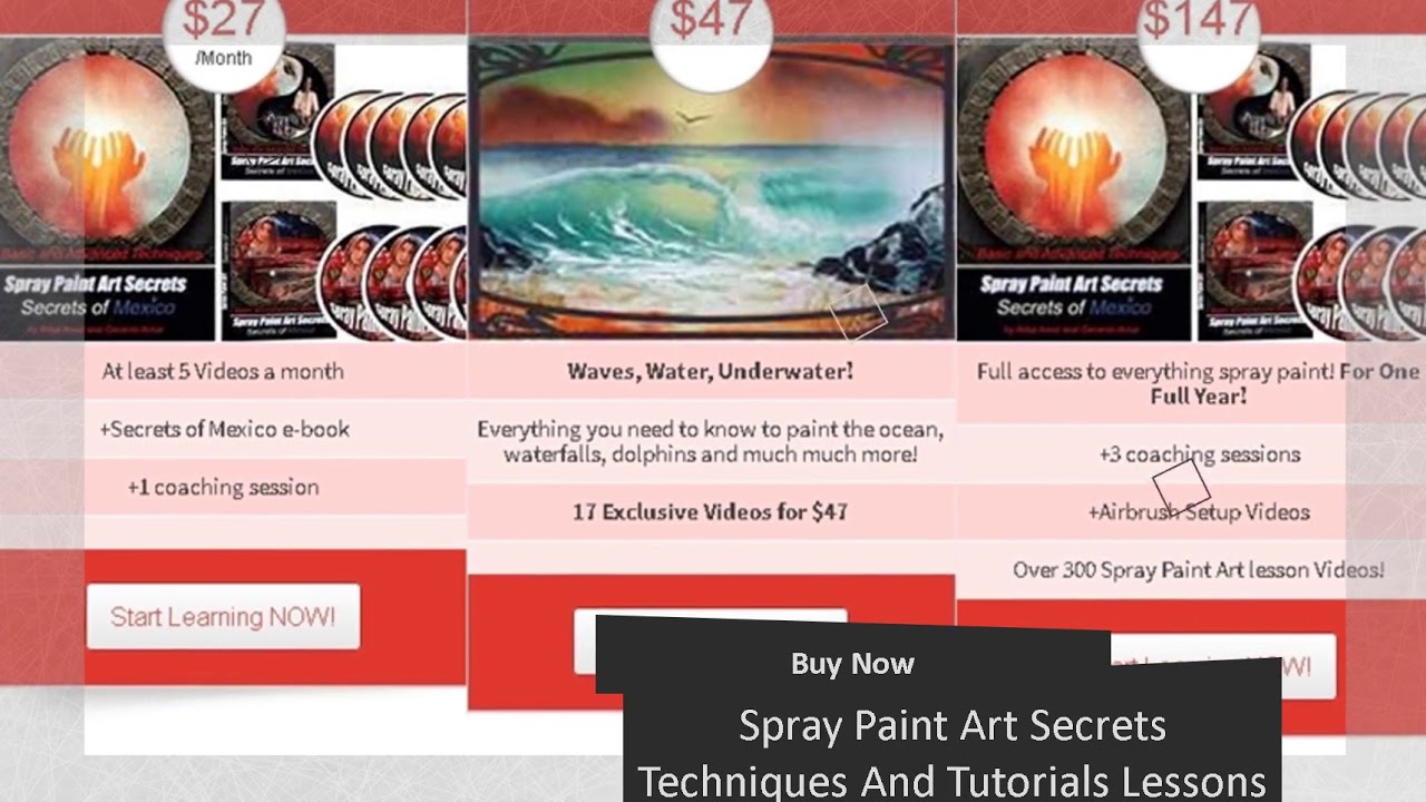 Spray Paint Art Secrets Techniques And Tutorials Lessons YouTube