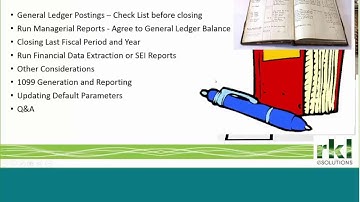 Sage X3 Year-end Processing 2017