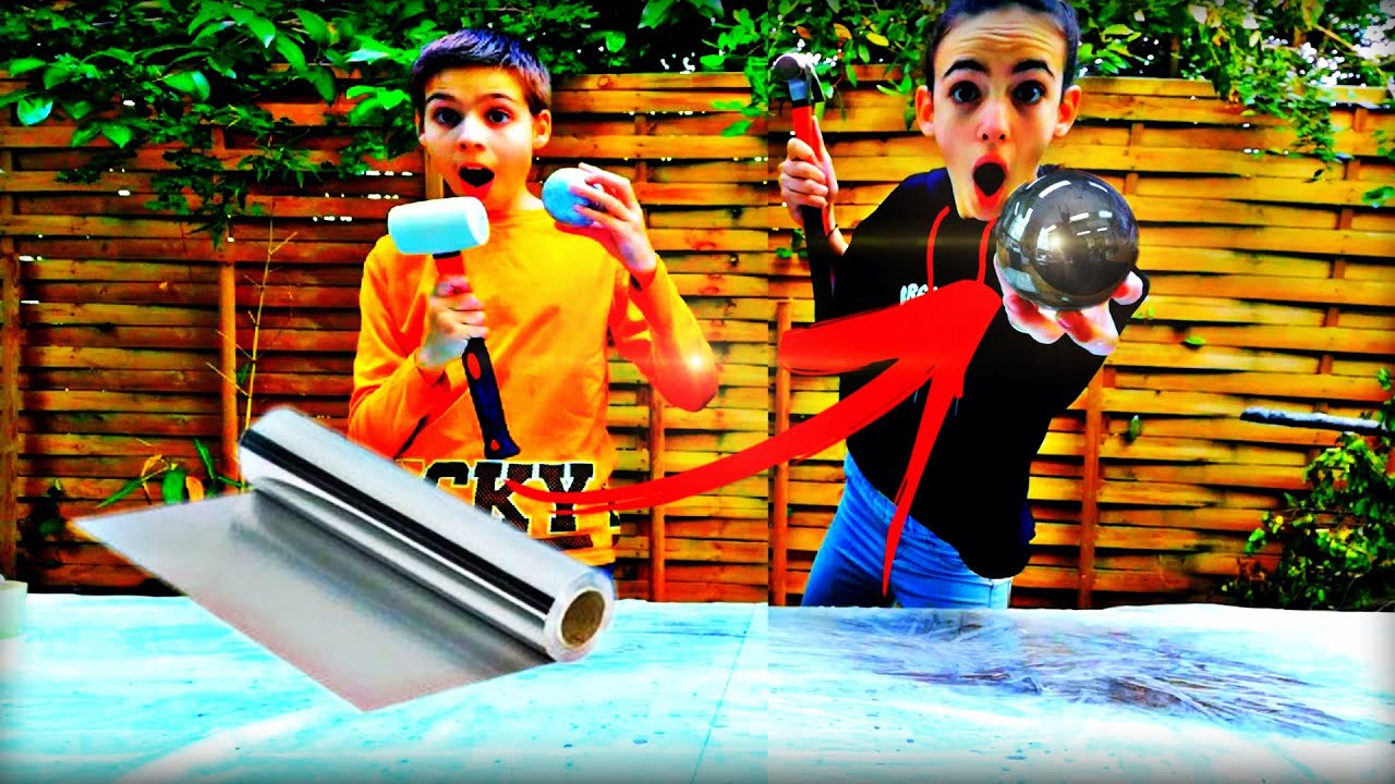 ALUMINIUM BALL CHALLENGE!! YouTube