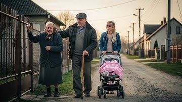 Samotna matka spotyka starszych ludzi płaczących przed zamkniętą bramą, a jej gest ich porusza…