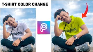 Picsart - How To Change Clothes Color Photo Editing ||  T-Shirt Color Change Tutorial || Ghaus Editz screenshot 5