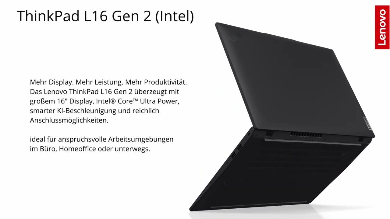 Laptop Lenovo ThinkPad L16 Gen 2 21SA000NVA Core Ultra 7 255H 16GB 512GB 16 WUXGA No OS