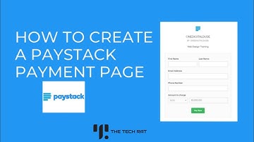 HOW TO CREATE A PAYSTACK PAYMENT PAGE