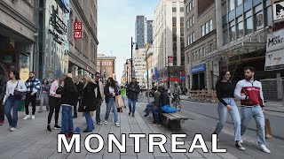 Montreal, Quebec Downtown Walking Tour  April 2024
