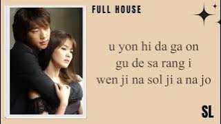 Full House Ost | Lyn - Geu Deh Ji Geum Lyrics