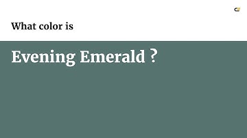 Evening Emerald color #56736f hex color - Green color - Warm color 56736f
