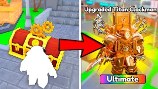 OMG!! I GOT NEW ULTIMATE TITAN CLOCKMAN! NEW UPDATE IN TOILET TOWER DEFENSE