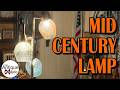 Mid-Century Pole Lamp Flea Market Find #antique #mcm #lamp #light