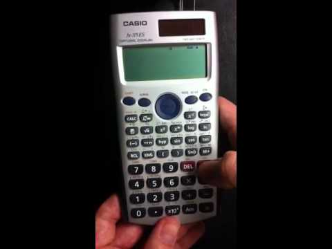 Casio fx-115ES Basics - YouTube