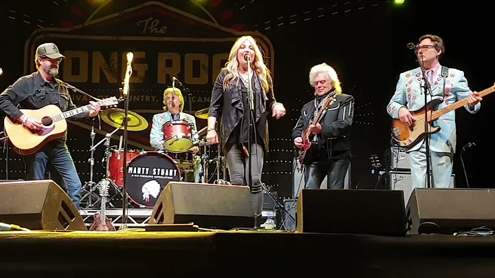 Sunny Sweeney with Marty Stuart at Long Road Festi...