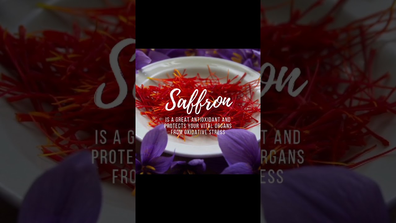 Saffron is a good antioxidant