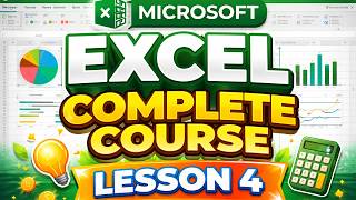 Microsoft Excel Complete Course In Urdu l Lesson 4