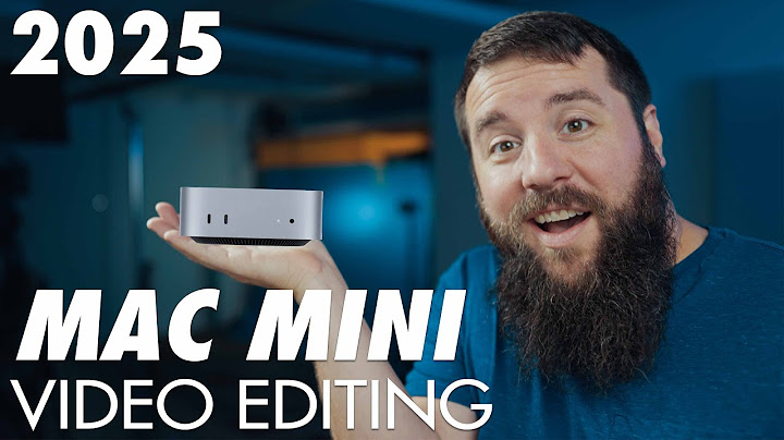 Video Editing M4 Mac Mini Buyers Guide