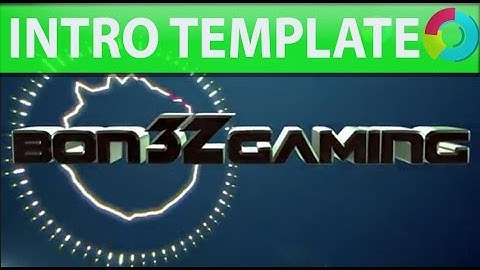 FREE 2D Intro Template After Effects CS6 2D Intro Template - 3DGaming(NO PLUGINS REQUIRED)