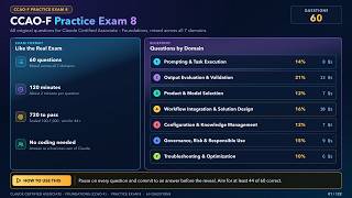 CCAO-F Practice Exam 8: 60 Claude Certified Associate – Foundations Questions Explained
