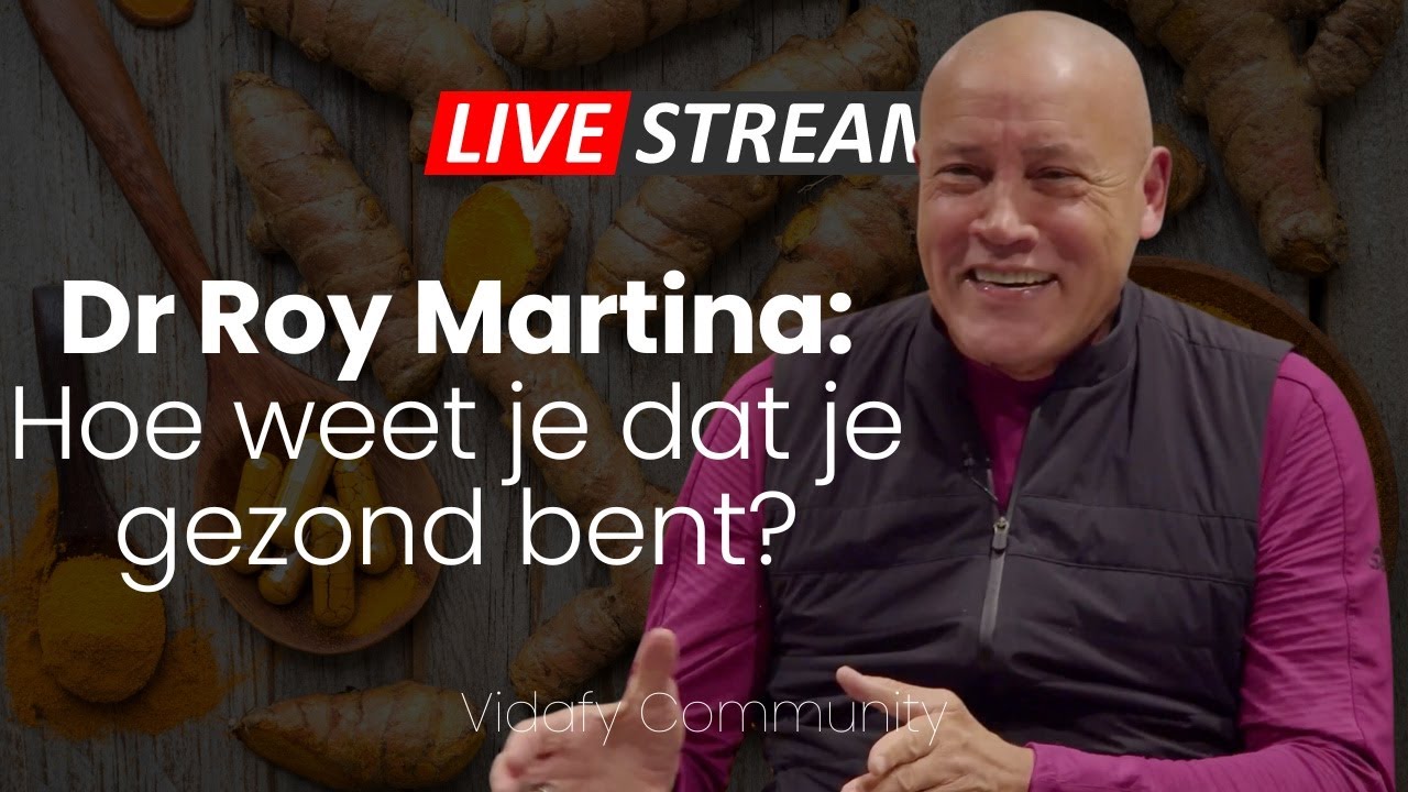 Presentatie Dr Roy Martina - Hoe weet je dat je gezond bent? 🌟 - YouTube